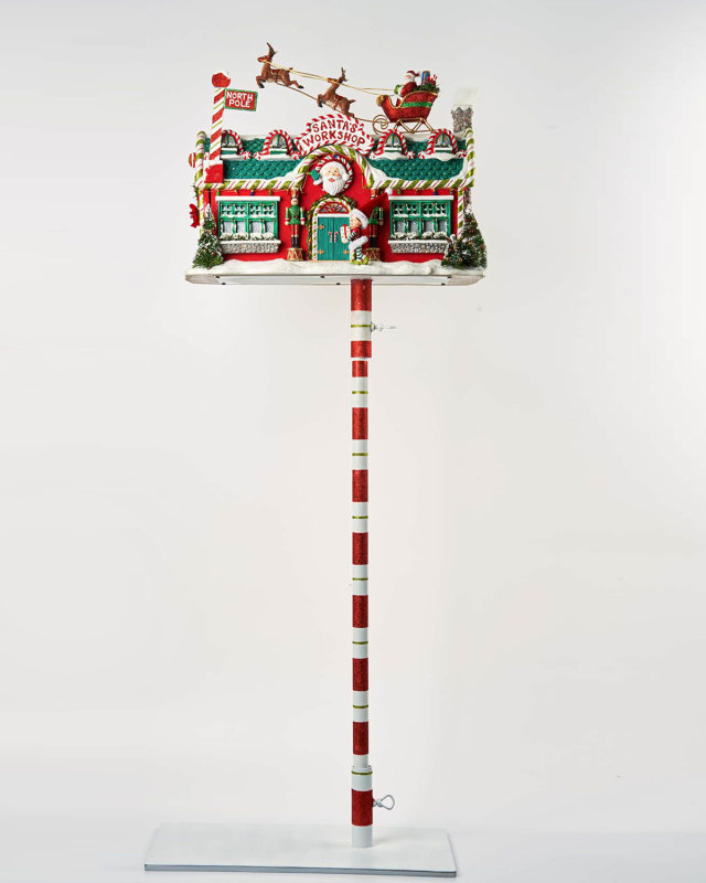 52" Santa's Mailbox Stand