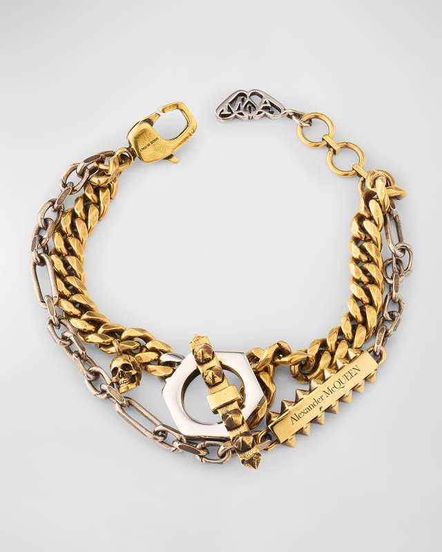 Brass Punk Chain Bracelet