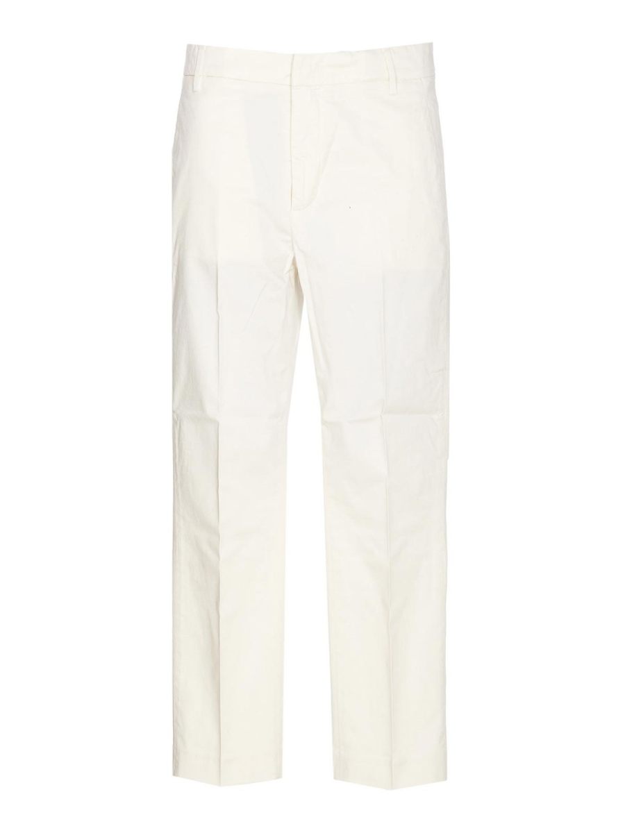 Dondup Pantalons Décontractés - Blanc