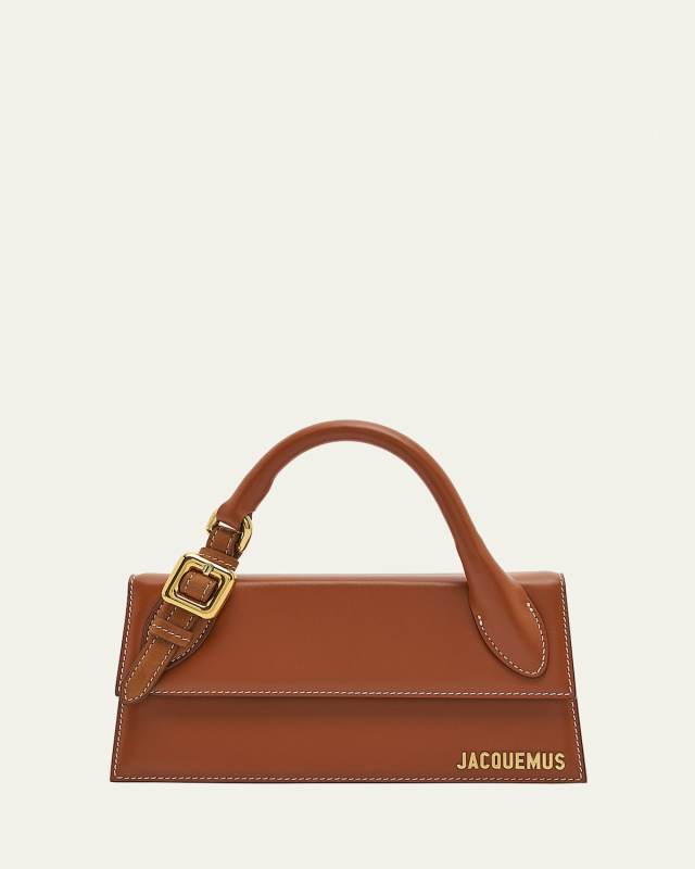 Le Chiquito Long Leather Crossbody Bag