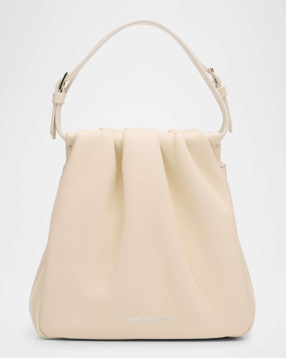 Vittoria Embellished Satin Top-Handle Bag