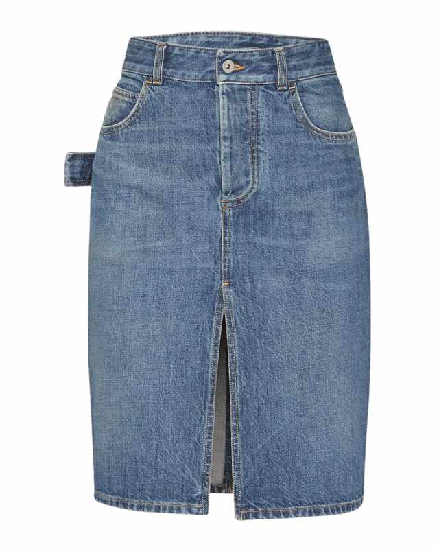Denim Midi Skirt