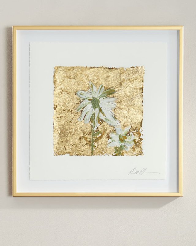 "Gold and Cones" Giclee on Paper Wall Art