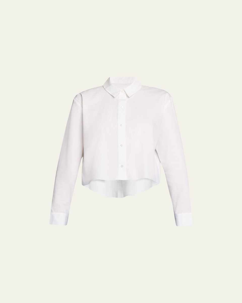 Cosette Cropped High-Low Shirt