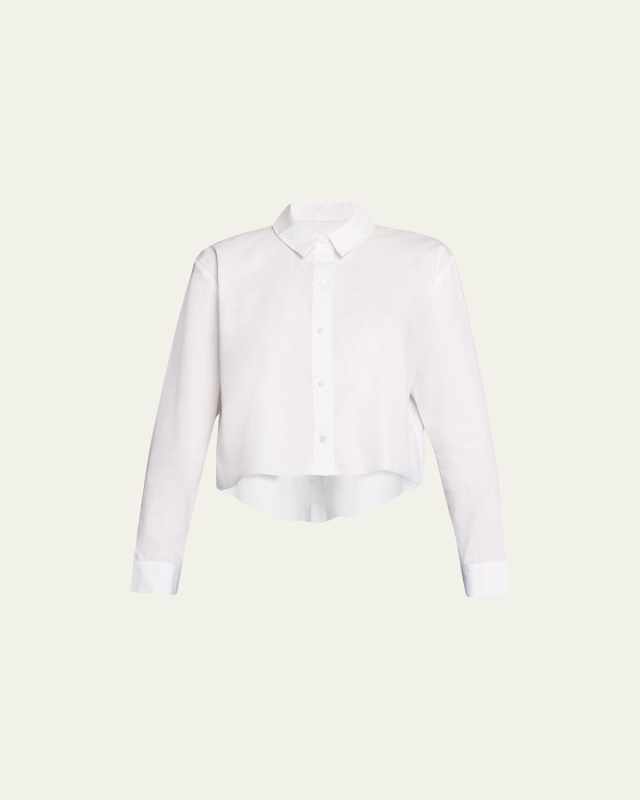 Cosette Cropped High-Low Shirt
