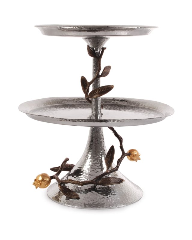 Pomegranate 2-Tier Etagere