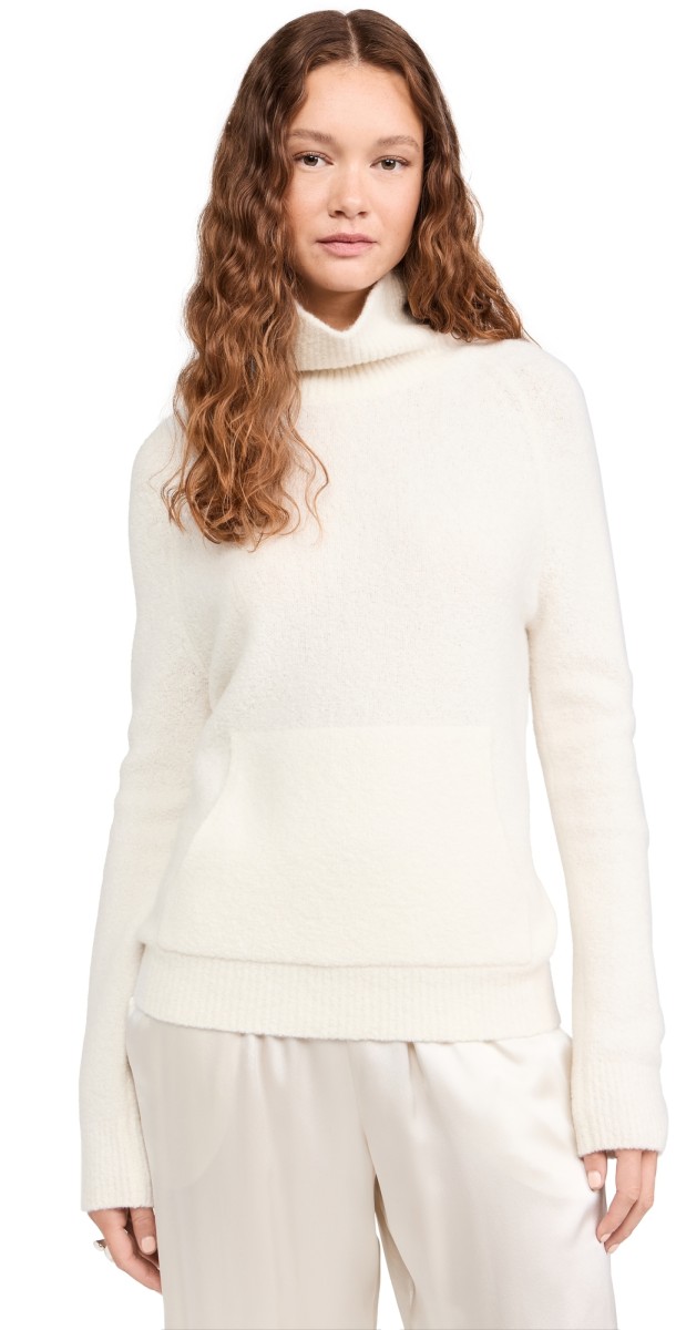 LISA YANG Eleonora Sweater Cream Bouclé