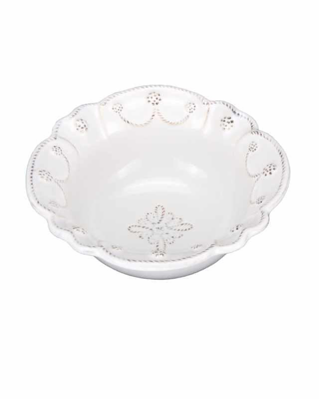 Jardins du Monde Cereal/Ice Cream Bowl - Whitewash