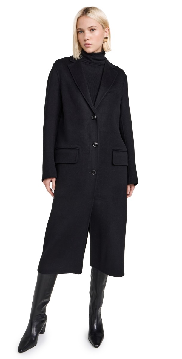 STAND STUDIO Savile Coat Black