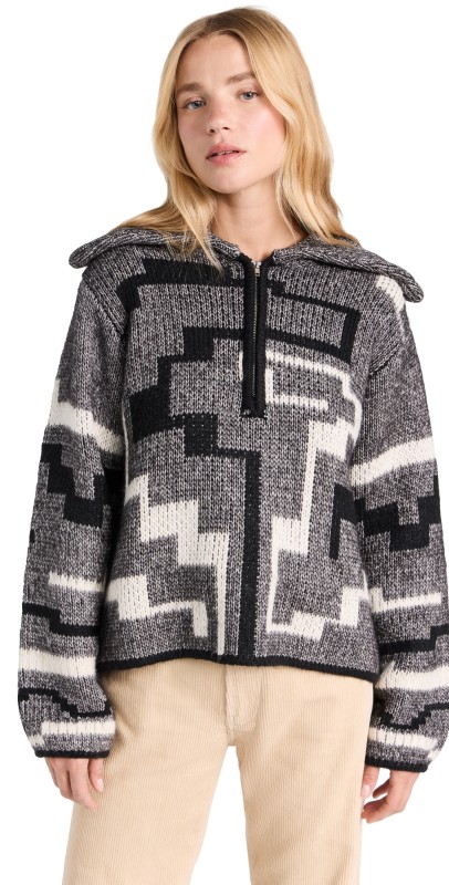 Z Supply Phoenix Pullover Black