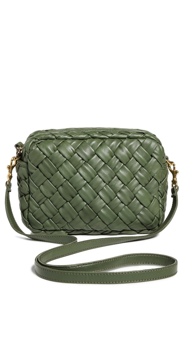 Clare V. Midi Sac Bag Army Puffy Woven