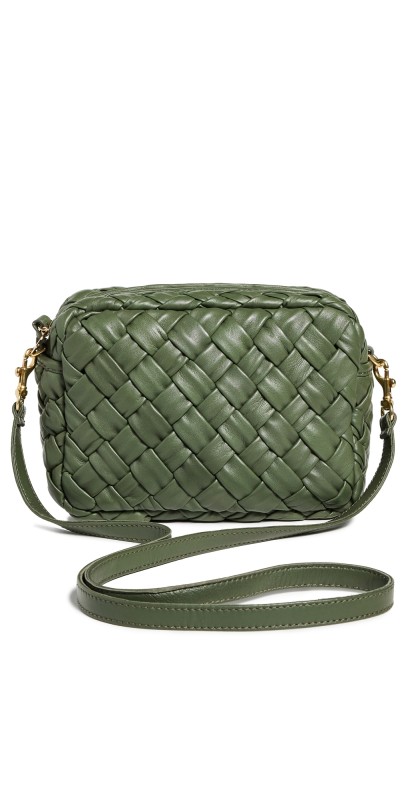 Clare V. Midi Sac Bag Army Puffy Woven