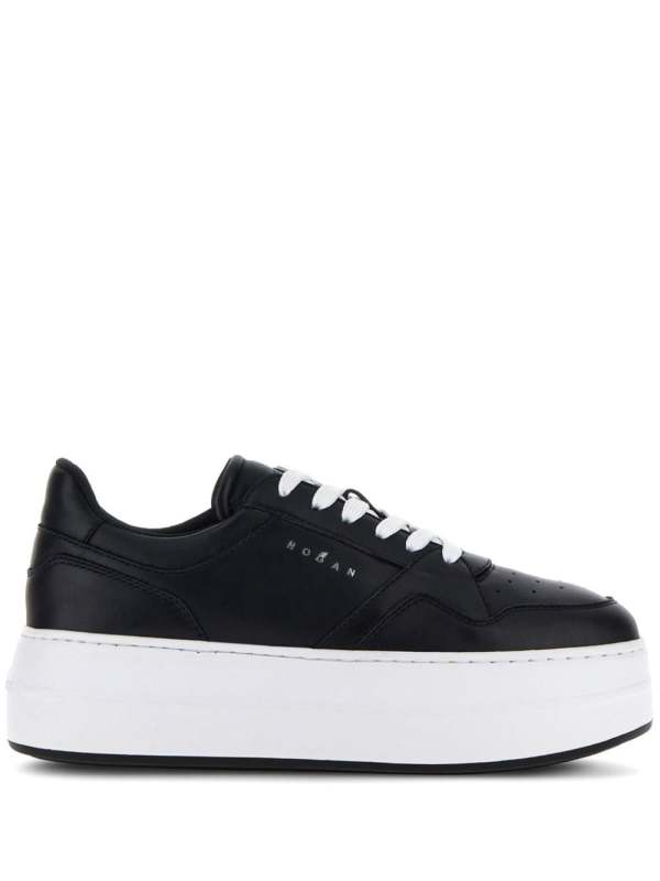 H670 flatform leather sneakers