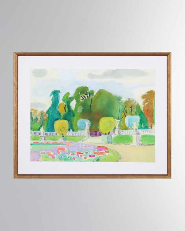 "Garden Landscape I" Art Print