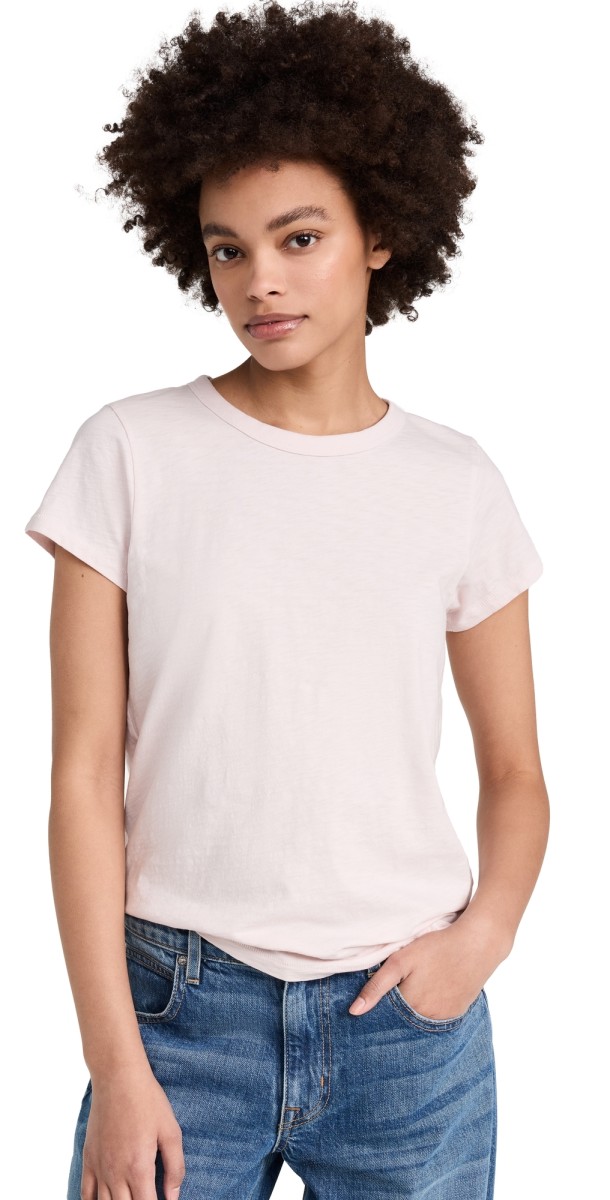 rag & bone The Slub Tee Blush