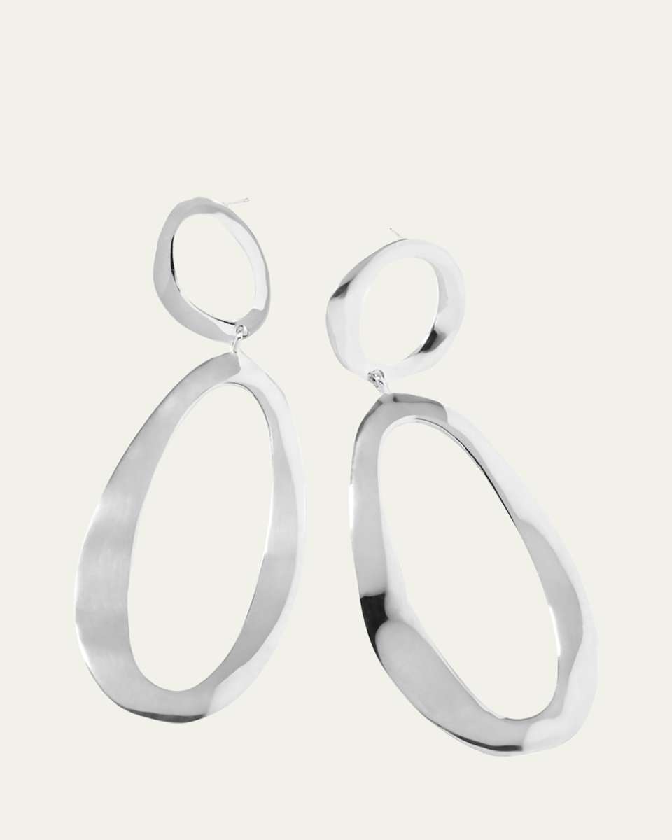 Snowman Earrings in Sterling Silver