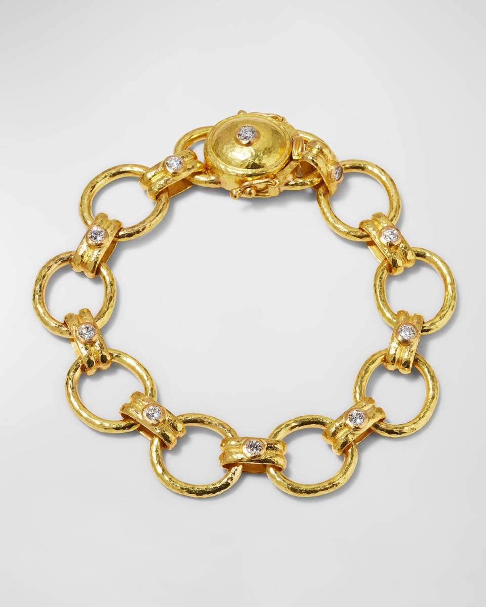 Rimini 19K Diamond Link Bracelet