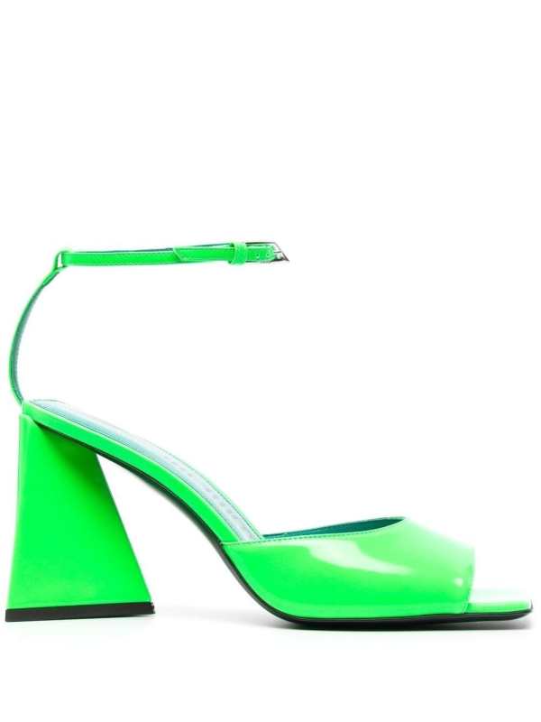 Piper 85mm patent-leather sandals