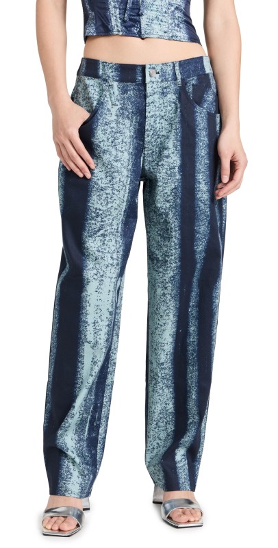 Miaou Echo Pants Treading Blue