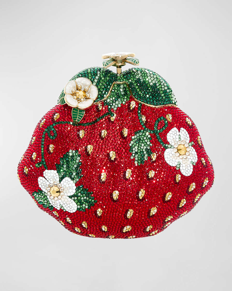 Strawberry Crystal Clutch Bag