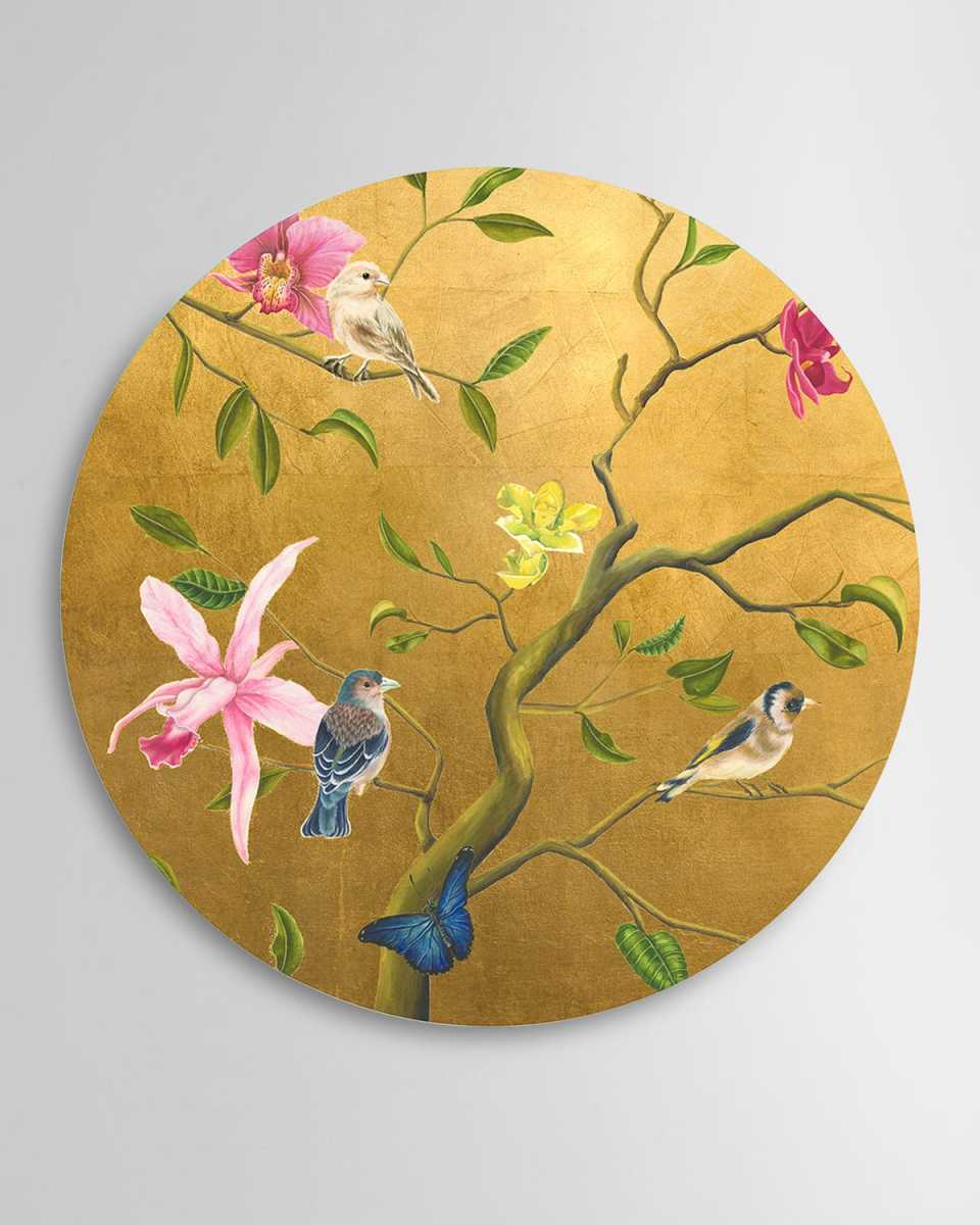 "Gilded Minutes I" Framed Giclee by Bella Lane, 30" x 30"