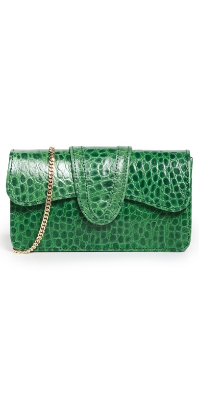 Joel Lani Detti Mini Clutch Green