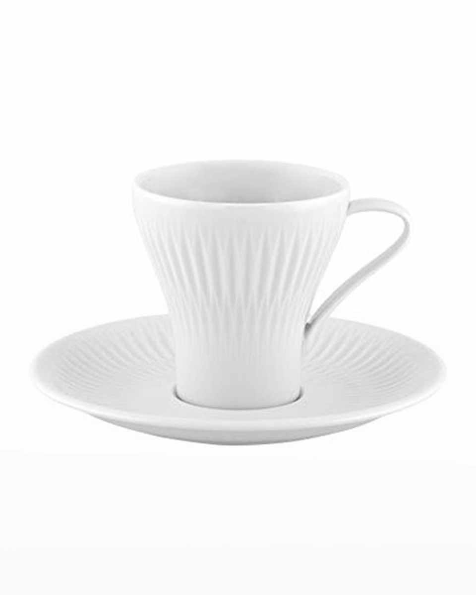 Utopia Espresso Cups & Saucers, Set of 4