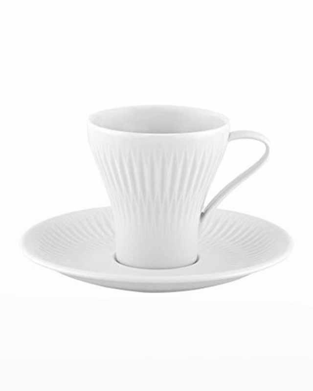 Utopia Espresso Cups & Saucers, Set of 4