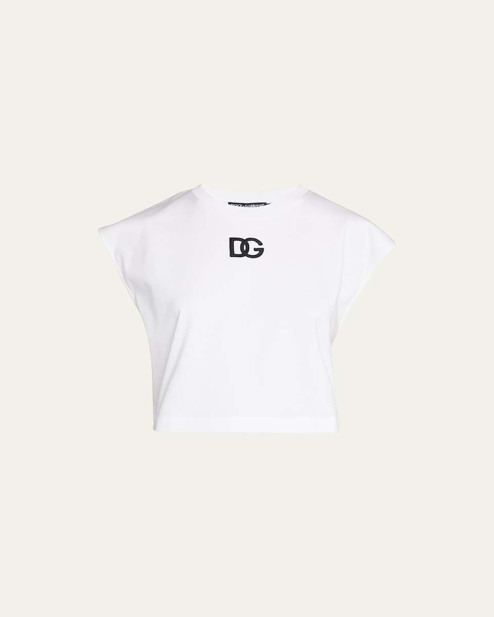Interlock Jersey Top With DG Logo Patch