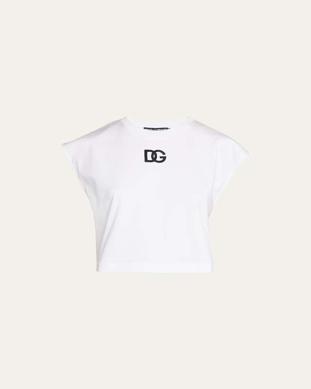 Interlock Jersey Top With DG Logo Patch