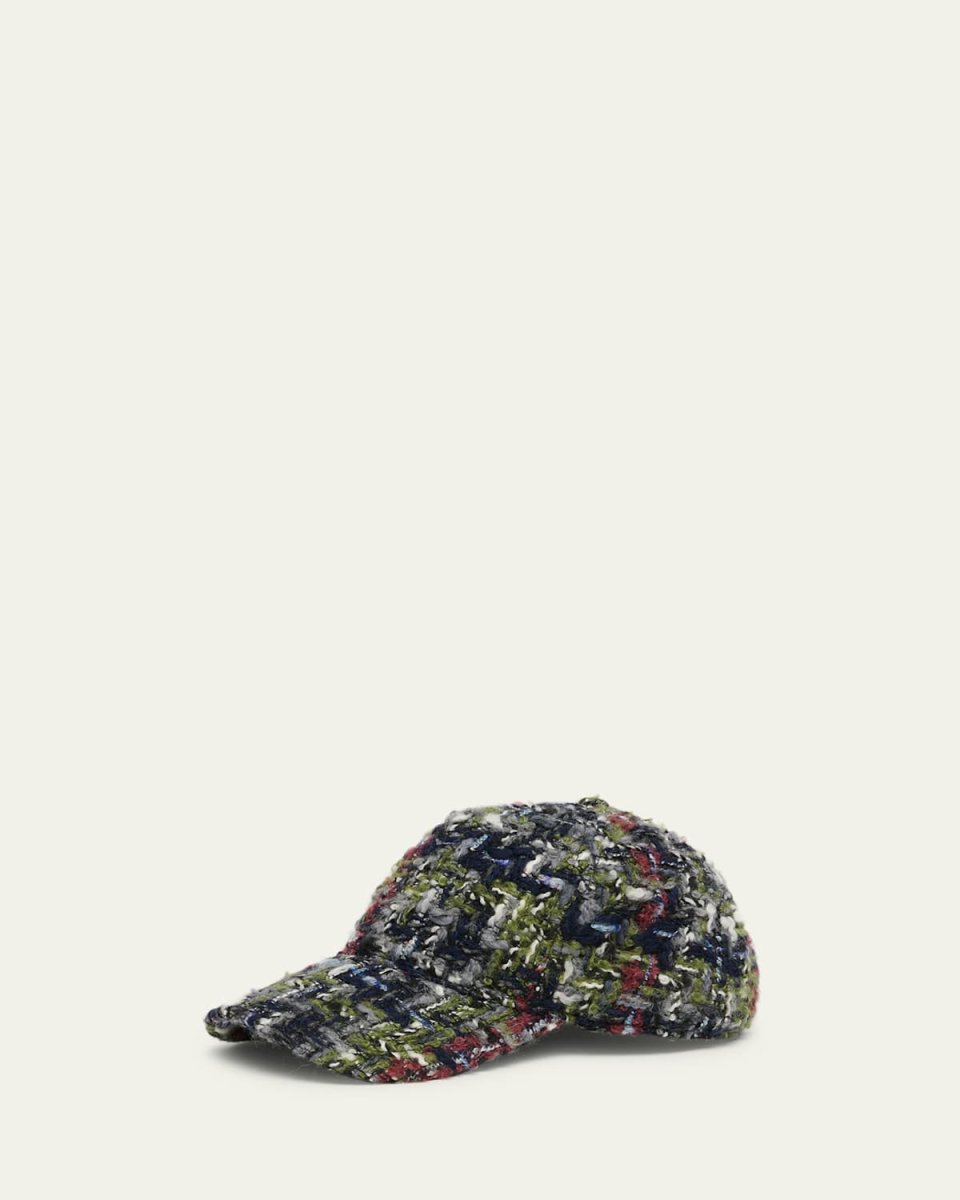 Tweed Wool Baseball Hat