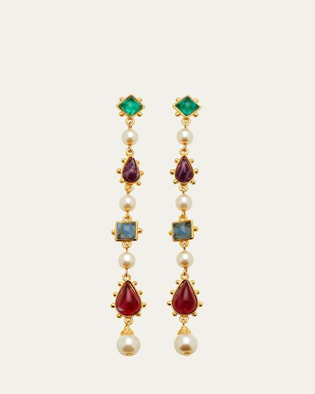 Byzantine Linear Earrings
