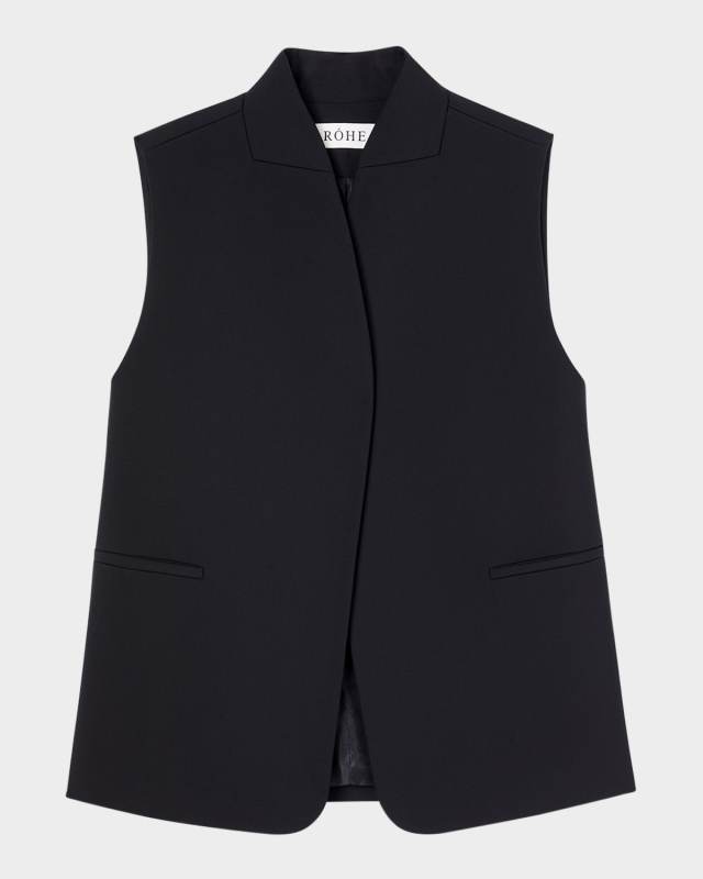 Boxy Sleeveless Jacket