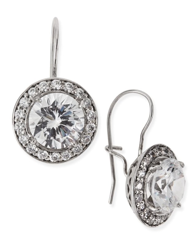 Round Cubic Zirconia Earrings