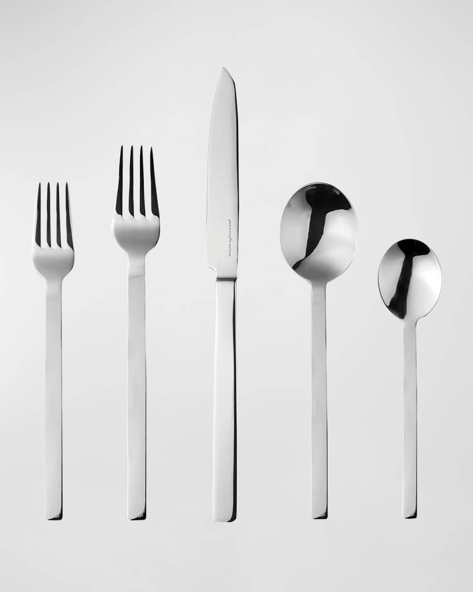 Stile 5-Piece Flatware Set with Steak Knife