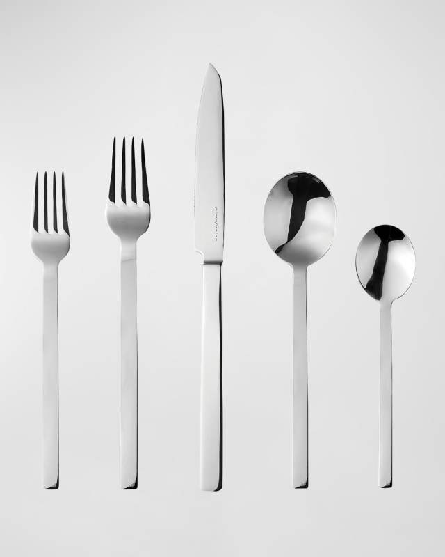Stile 5-Piece Flatware Set with Steak Knife