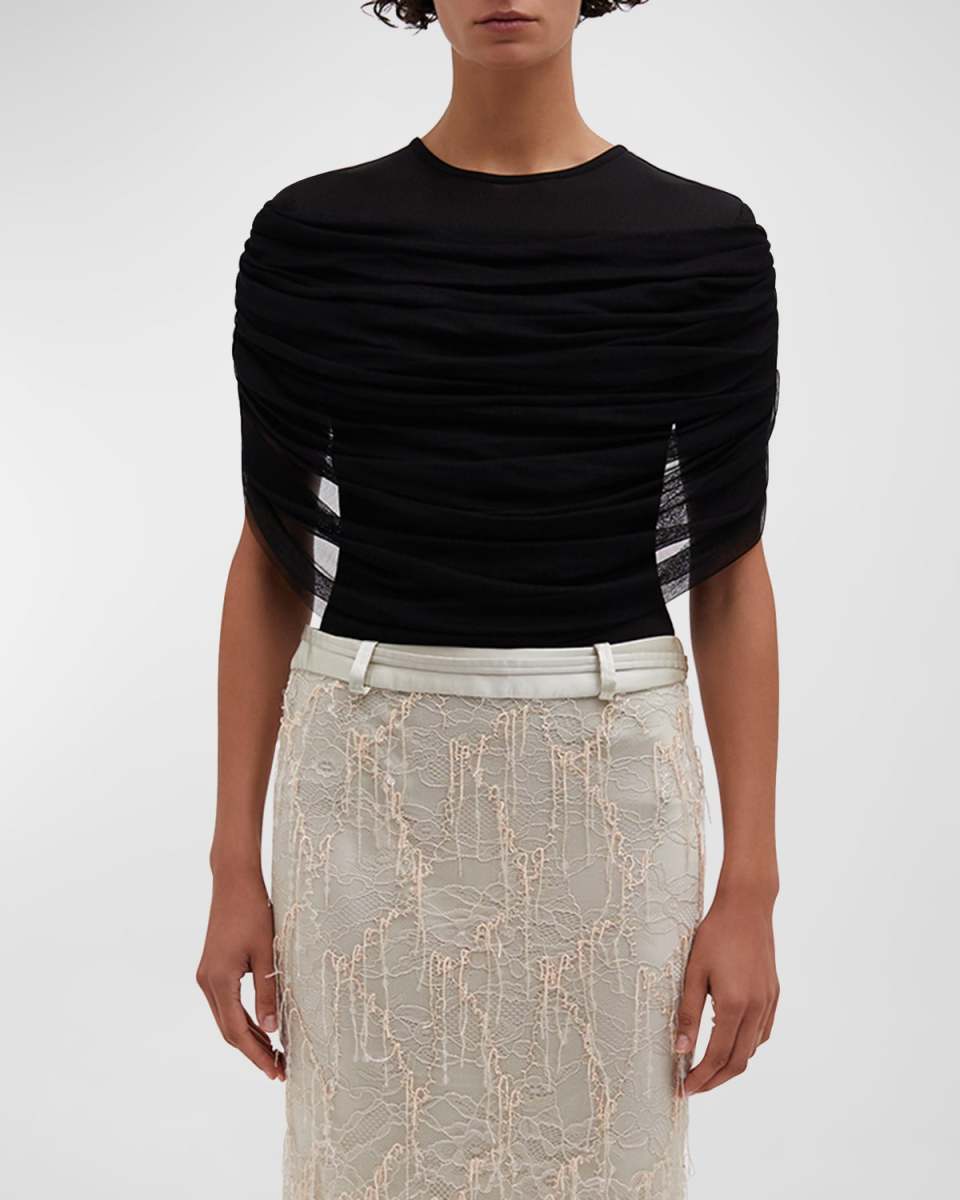 Sonora Veiled Short-Sleeve T-Shirt