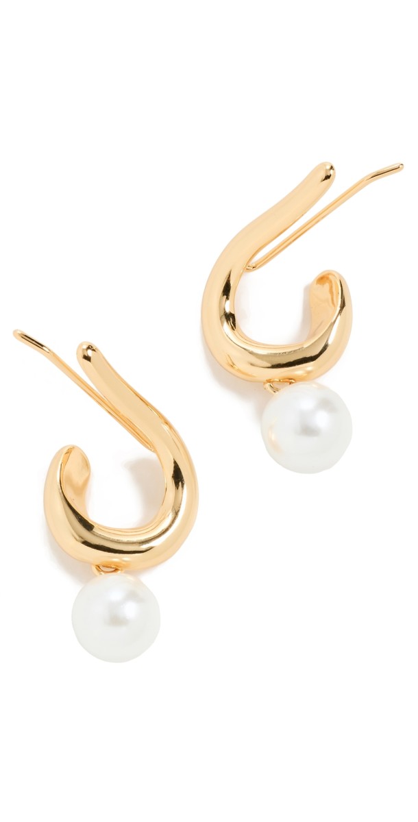 Jenny Bird Daphne Climber Earrings Gold