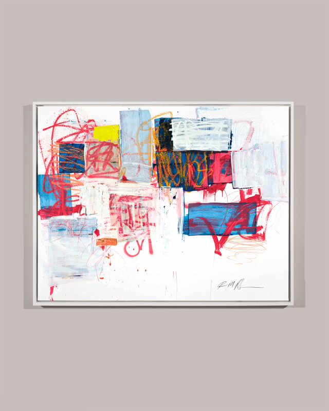 Playing with Blocks' Wall Art on Canvas