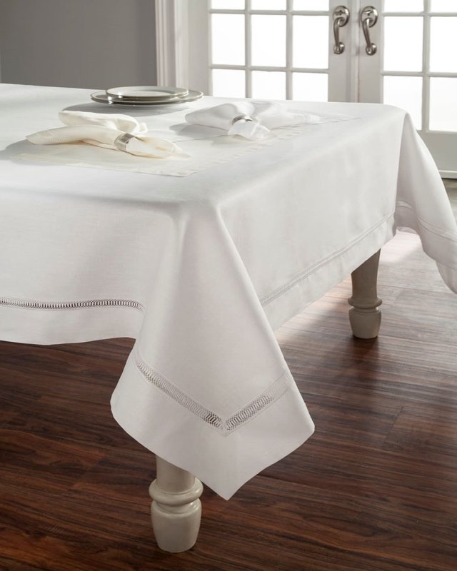 Doric Linen Tablecloth, 72" x