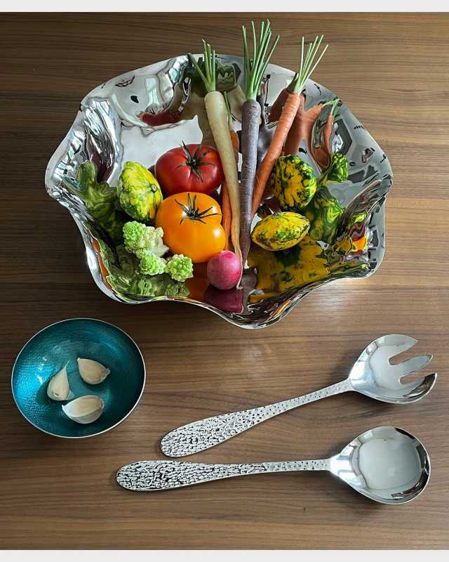 Blossom Free Form Stainless Bowl