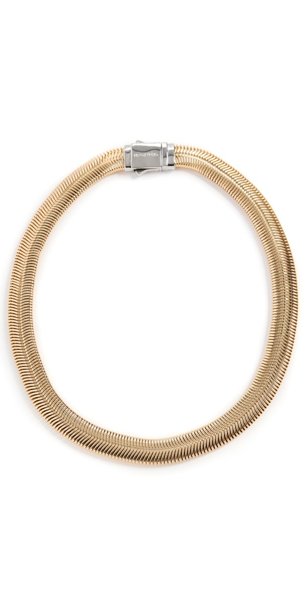 DEMARSON Naomi Necklace 12K Shiny Gold/Ir