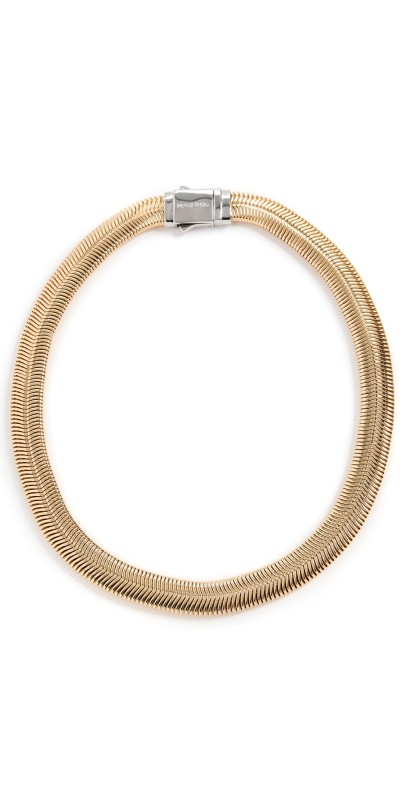 DEMARSON Naomi Necklace 12K Shiny Gold/Ir