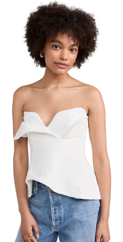 MARA HOFFMAN Angela Top Ivory