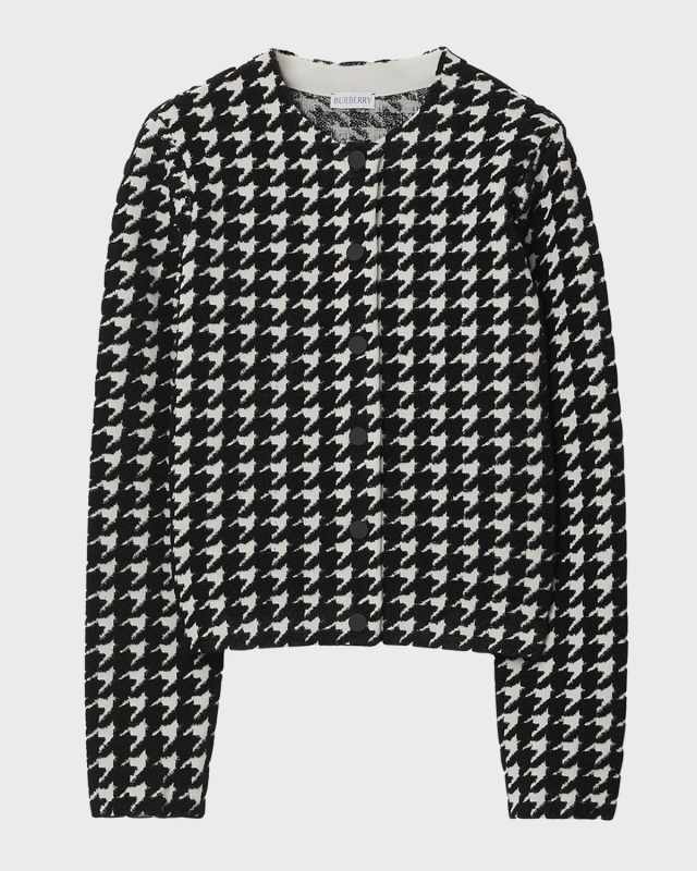 Houndstooth Cardigan