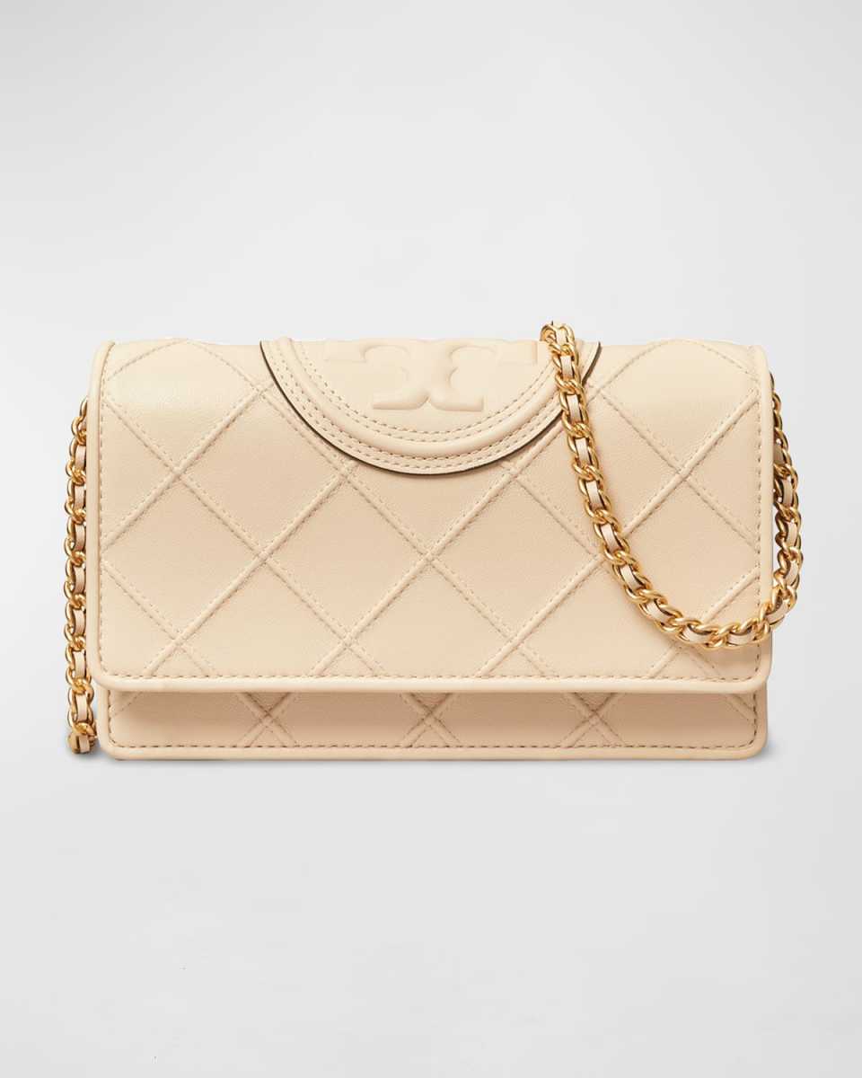 Fleming Woven Chain Wallet Shoulder Bag