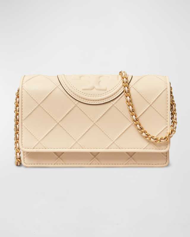 Fleming Woven Chain Wallet Shoulder Bag