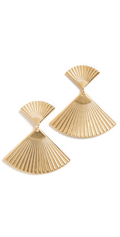 Brinker + Eliza Mini Reign Earrings Gold