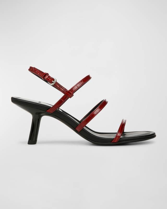 Josie Croco Slingback Sandals