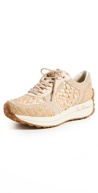 Sam Edelman Jianna Sneakers Natural Weave